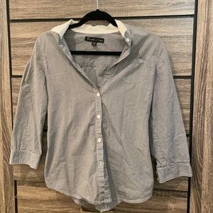 Elizabeth and James button up